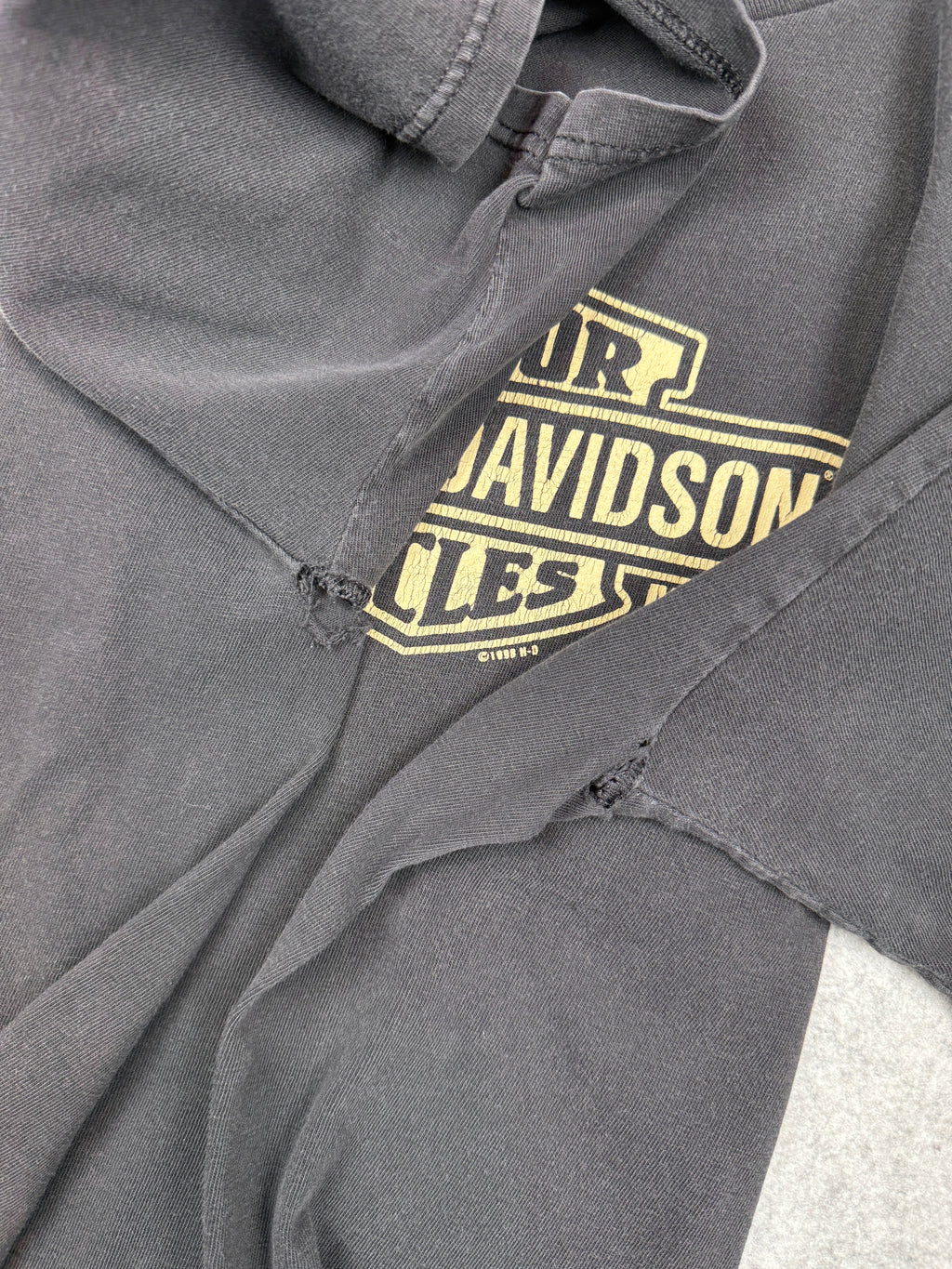 Vintage Harley Davidson Aspen Valley Tee Black