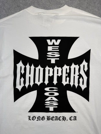 OG West Coast Choppers Logo Tee White