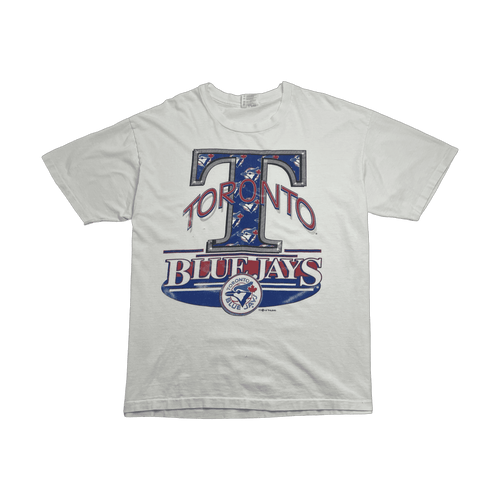 (XL) Vintage '93 Toronto Blue Jays Tee White | Vintage Clothing Store Canada