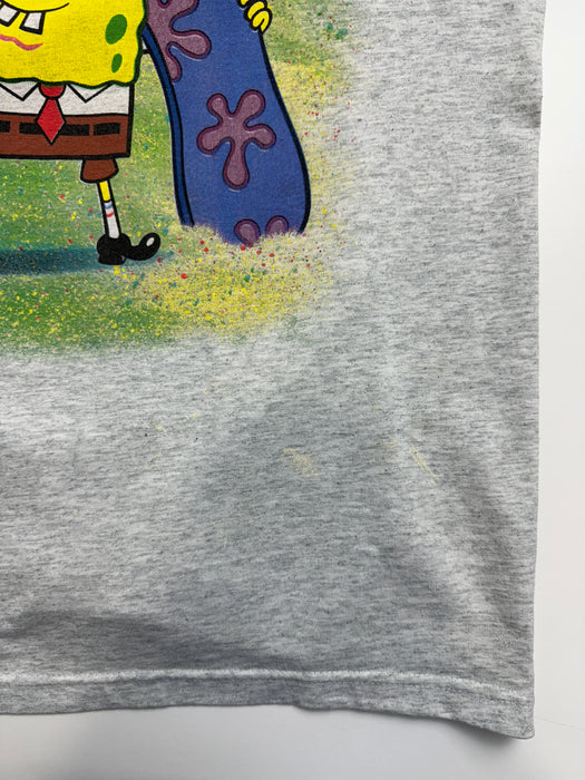 Vintage 2002 SpongeBob Promo Tee Grey | Vitnage Clothing Store Canada