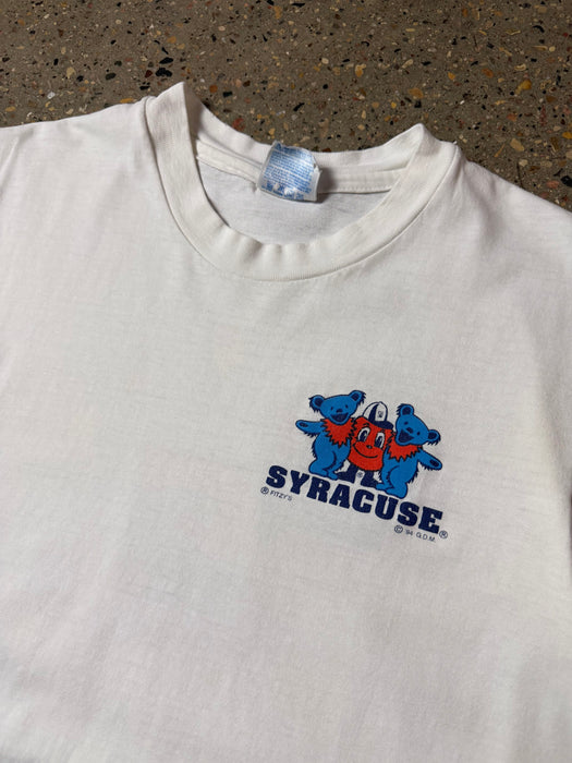 1995 vintage Syracuse x Grateful Dead Tee White | Vitnage Clothing Store Canada