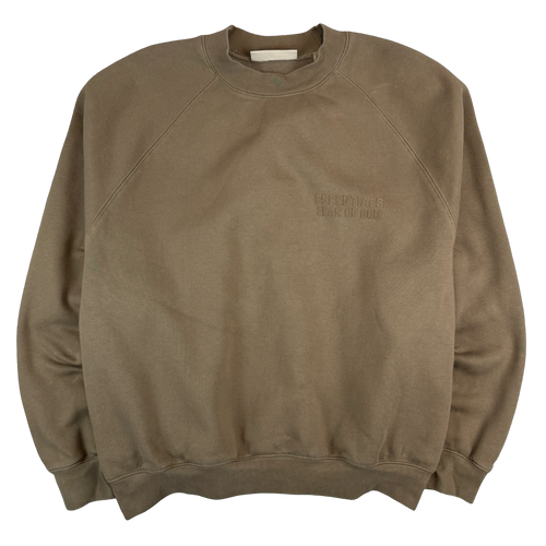 Essentials Fear Of God Sweatshirt Wood (USED) | Vintage Clothing Store Canada
