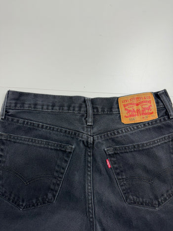 (30) Vintage Levis 516 Denim Pants Black