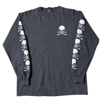 Vintage Head Skull L/S Tee Black