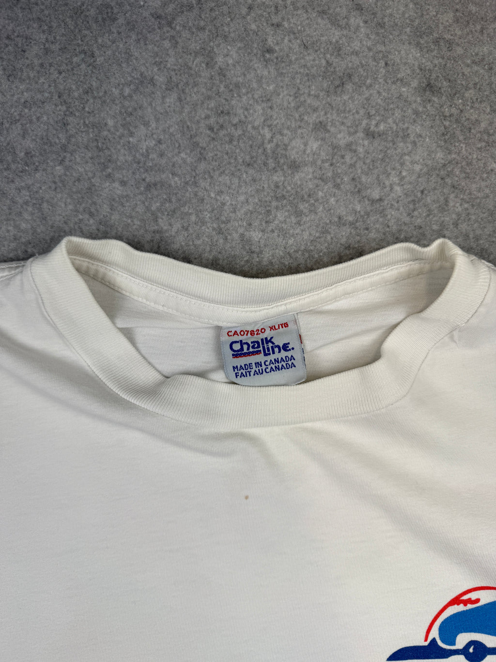 Vintage 1992 Chalkline Toronto Blue Jays Tee White