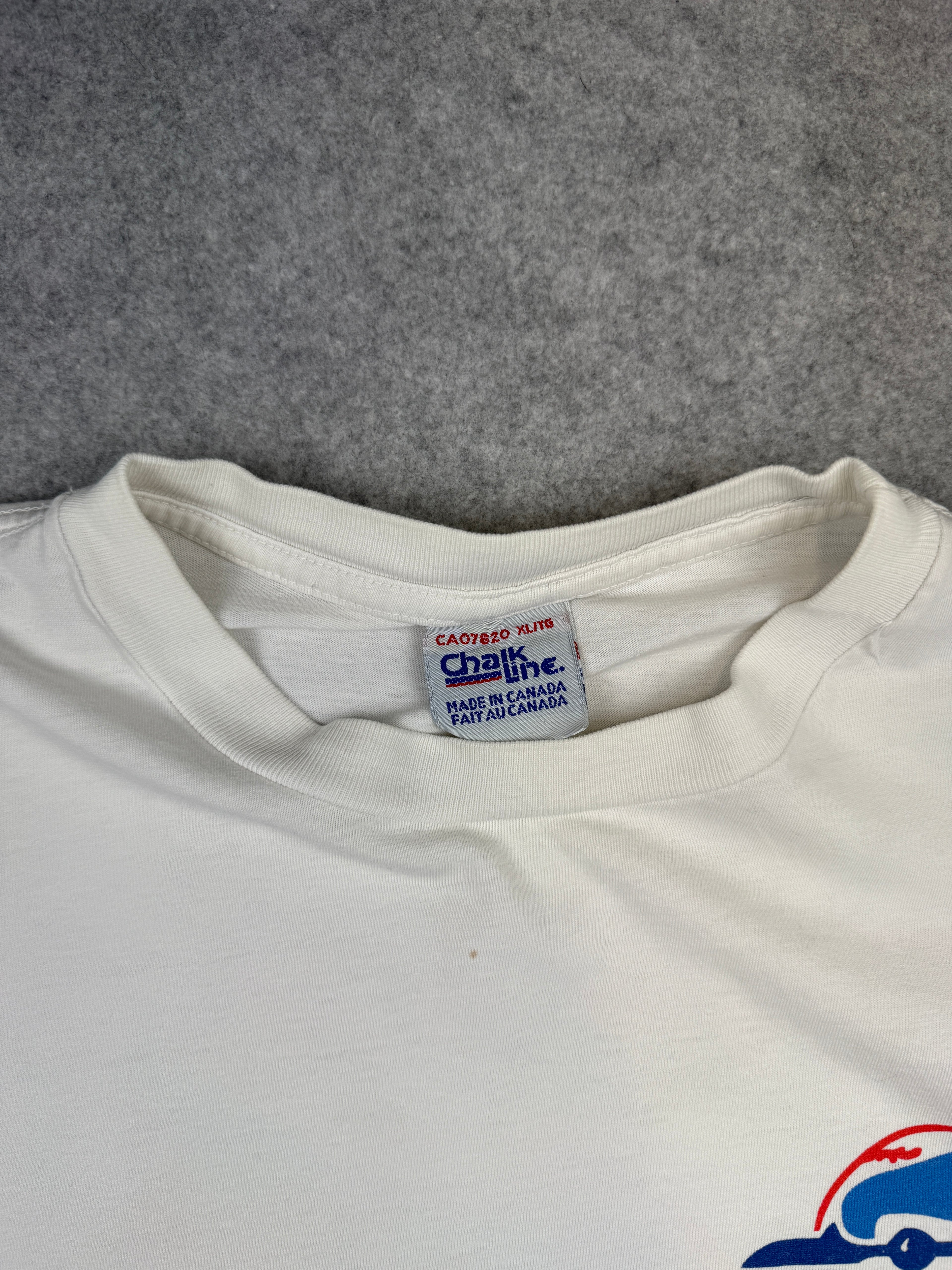 Vintage 1992 Chalkline Toronto Blue Jays Tee White