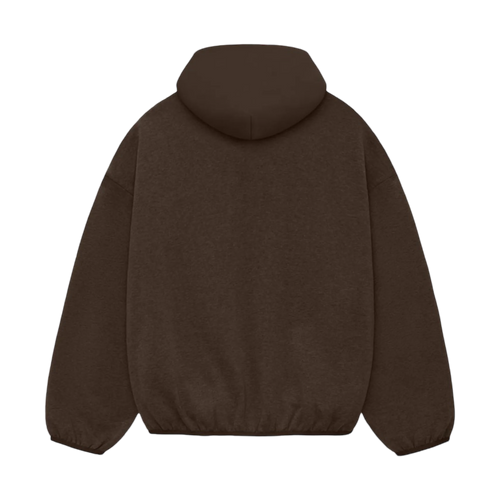 Fear of God Essentials Core Collection Nylon Fleece Hoodie Heather Wood | Vintage Clothing Store Canada