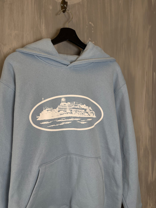 Corteiz Alcatraz Hoodie Baby Blue | Vitnage Clothing Store Canada