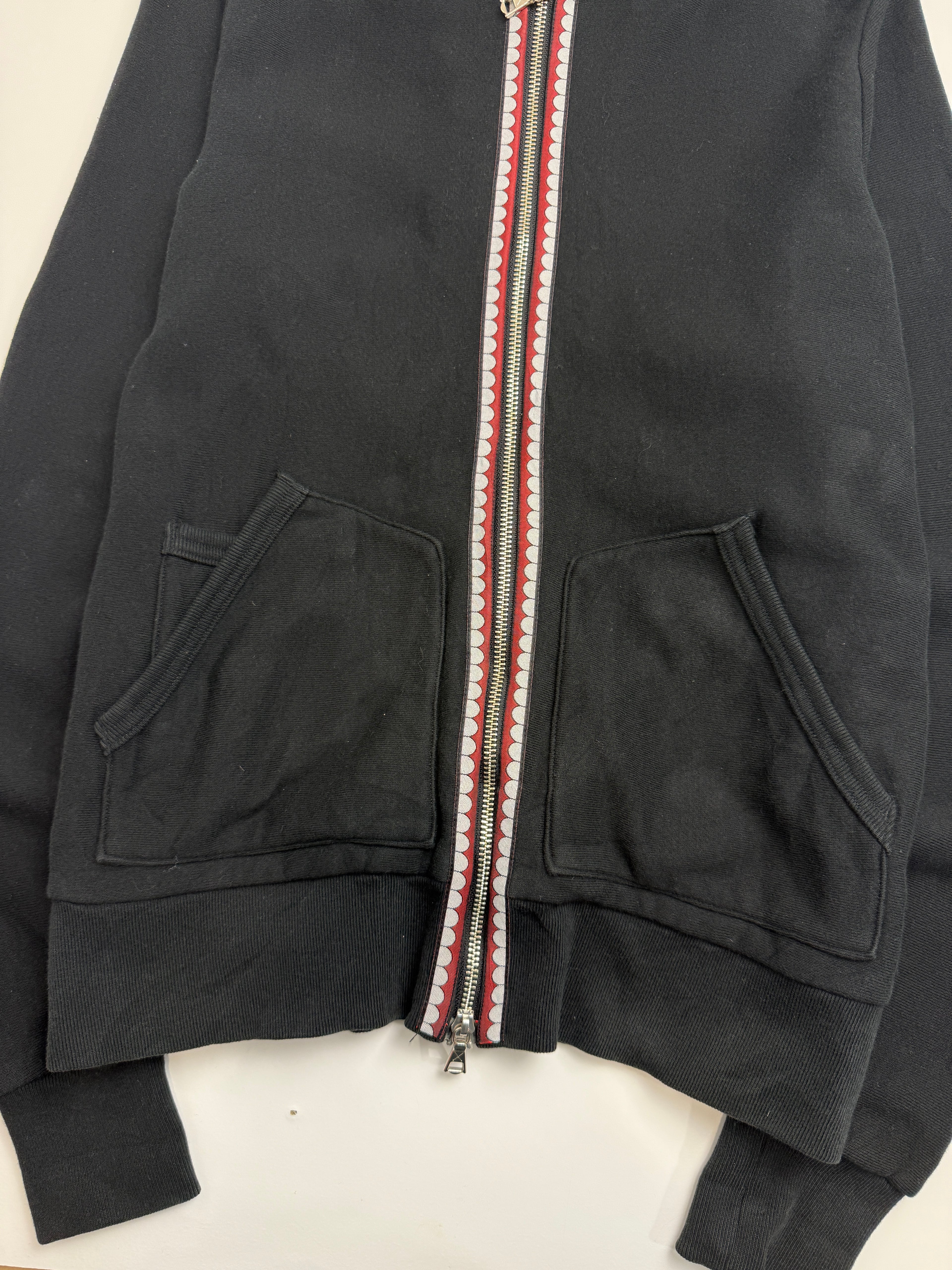 OriginalFake Chomper Teeth Zip Up Sweater Black (USED)