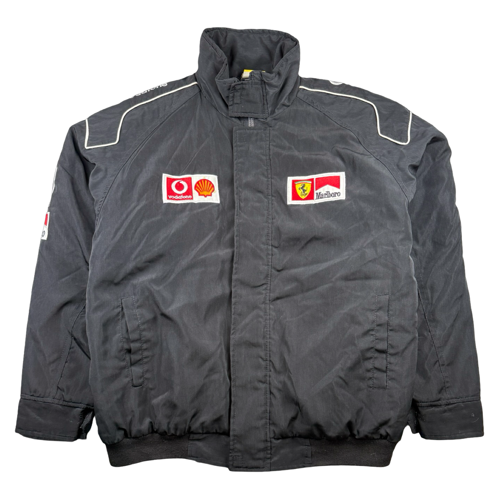 Vintage Ferrari Micheal Schumacher Marlboro Racing Jacket Black