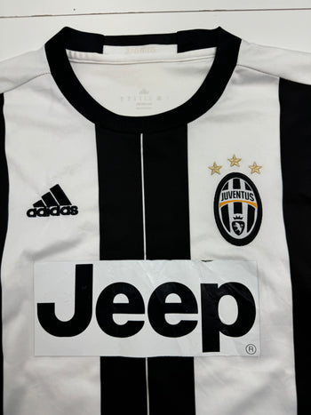 (M) Adidas Juventus L/S Soccer Jersey Black/White