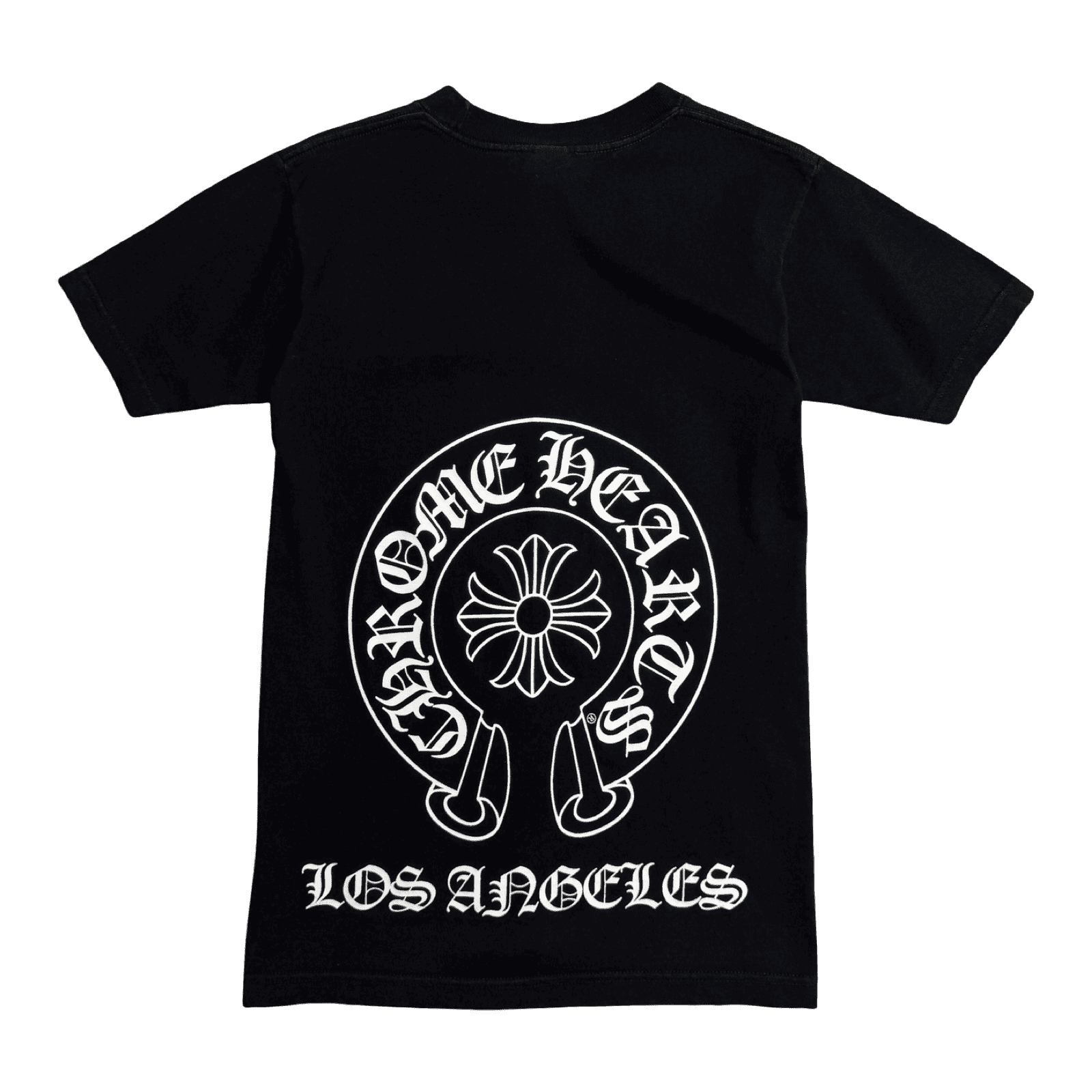 Vintage Chrome Hearts Los Angeles Horseshoe Pocket Tee Black