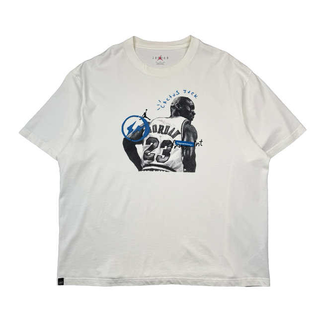 Travis Scott x Jordan x Fragment Tee White (USED)