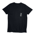 Chrome Hearts Scroll Cemetery Cross Pocket Tee Black