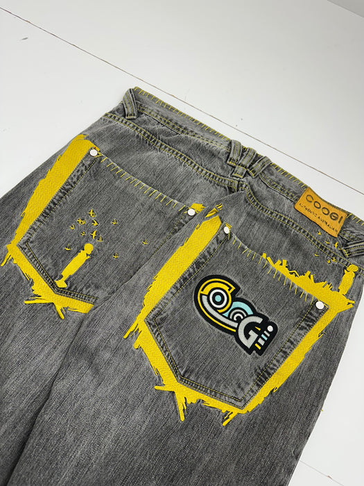 Vintage Y2K Coogi Embroidered Logo Pants | Vitnage Clothing Store Canada