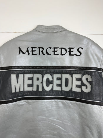 Vintage Mercedes Compressor Leather Racing Jacket