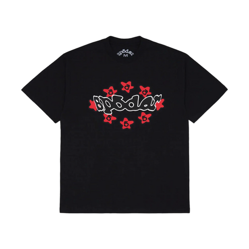 Sp5der Warped Tee Black/Red | Vintage Clothing Store Canada