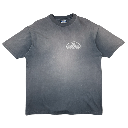 Vintage Harley Davidson 8th Annual River Run Tee Grey | Vintage Clothing Store Canada