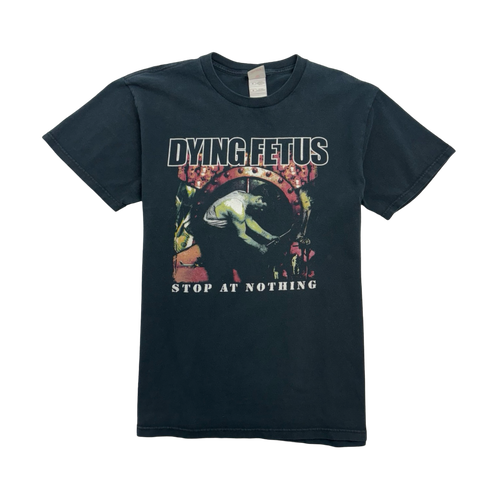 (M) Vintage Dying Fetus Band Tee Black | Vintage Clothing Store Canada