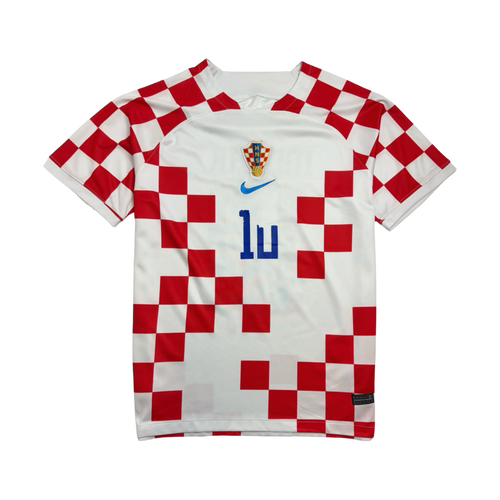 (L) Nike Luka Modric Croatia Soccer Kit | Vintage Clothing Store Canada