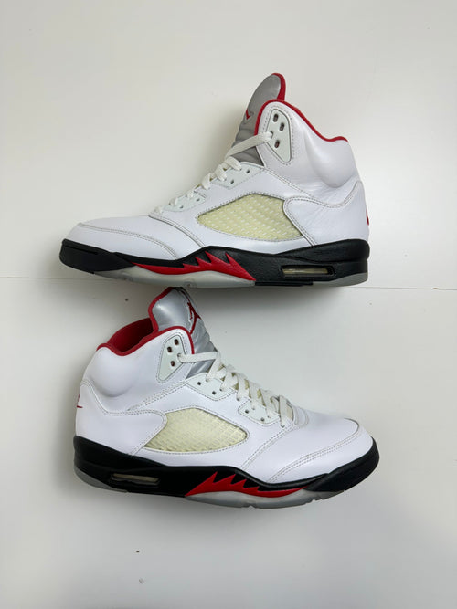 Air Jordan 5 Retro Fire Red Silver Tongue 2020 (USED) | Vintage Clothing Store Canada