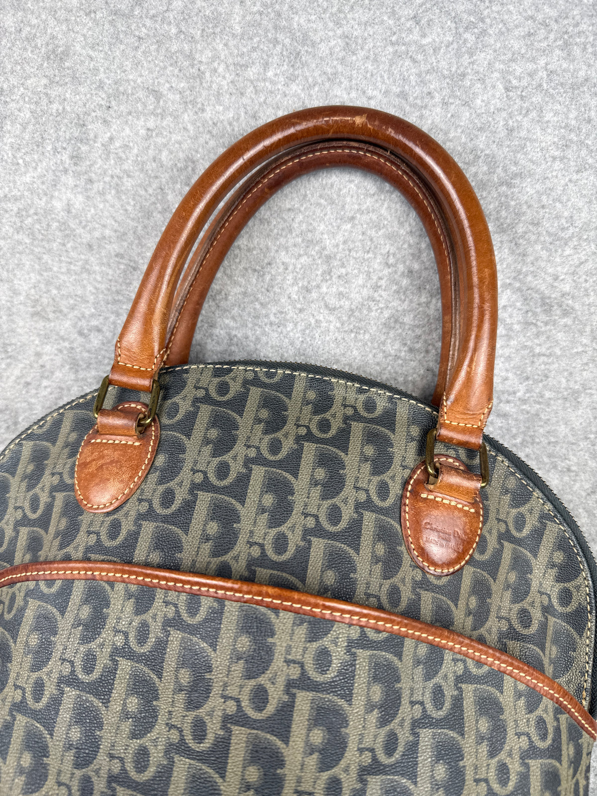 Christian Dior Oblique Trotter Dome Bag Monogram