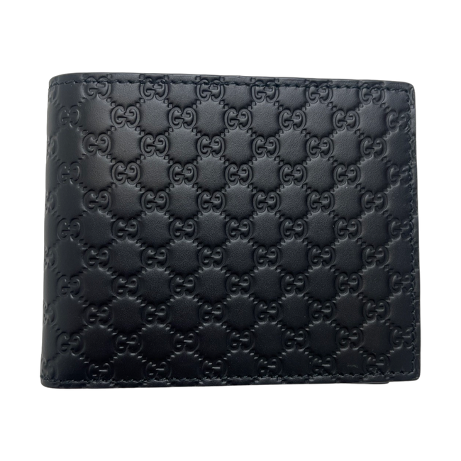 Gucci Monogram Bifold Wallet Black