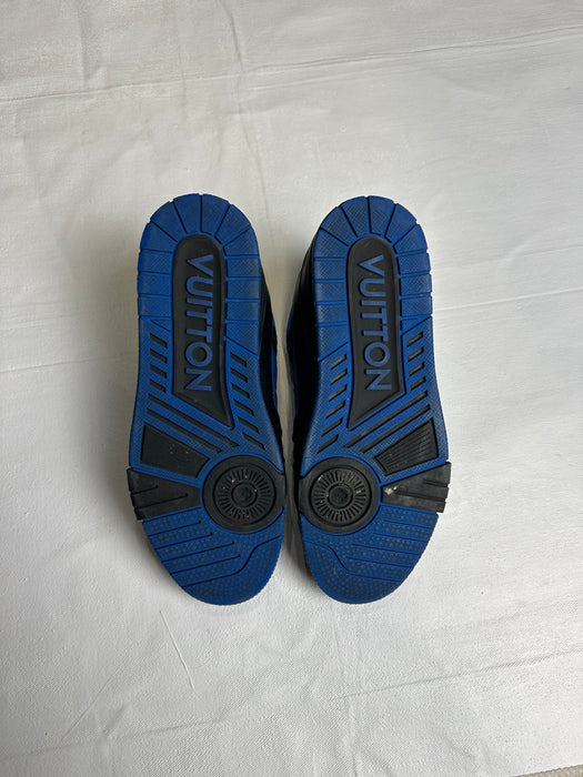 Louis Vuitton LV Trainer Black Blue (USED) | Vitnage Clothing Store Canada