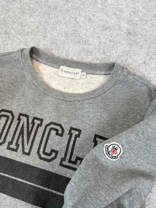Moncler 52 Sweatshirt Grey (USED) | Vitnage Clothing Store Canada