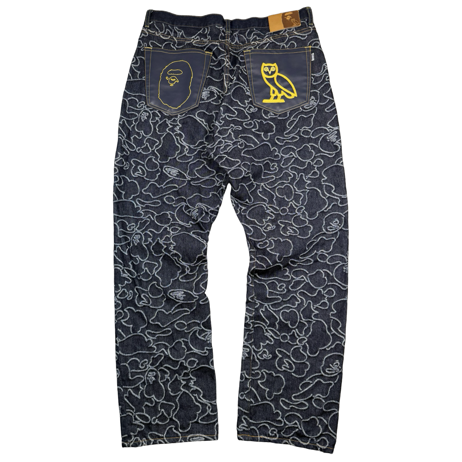 BAPE x OVO 1st Camo Jacquard Denim Pants (USED)