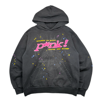 Sp5der P*UNK Hoodie Black (USED)