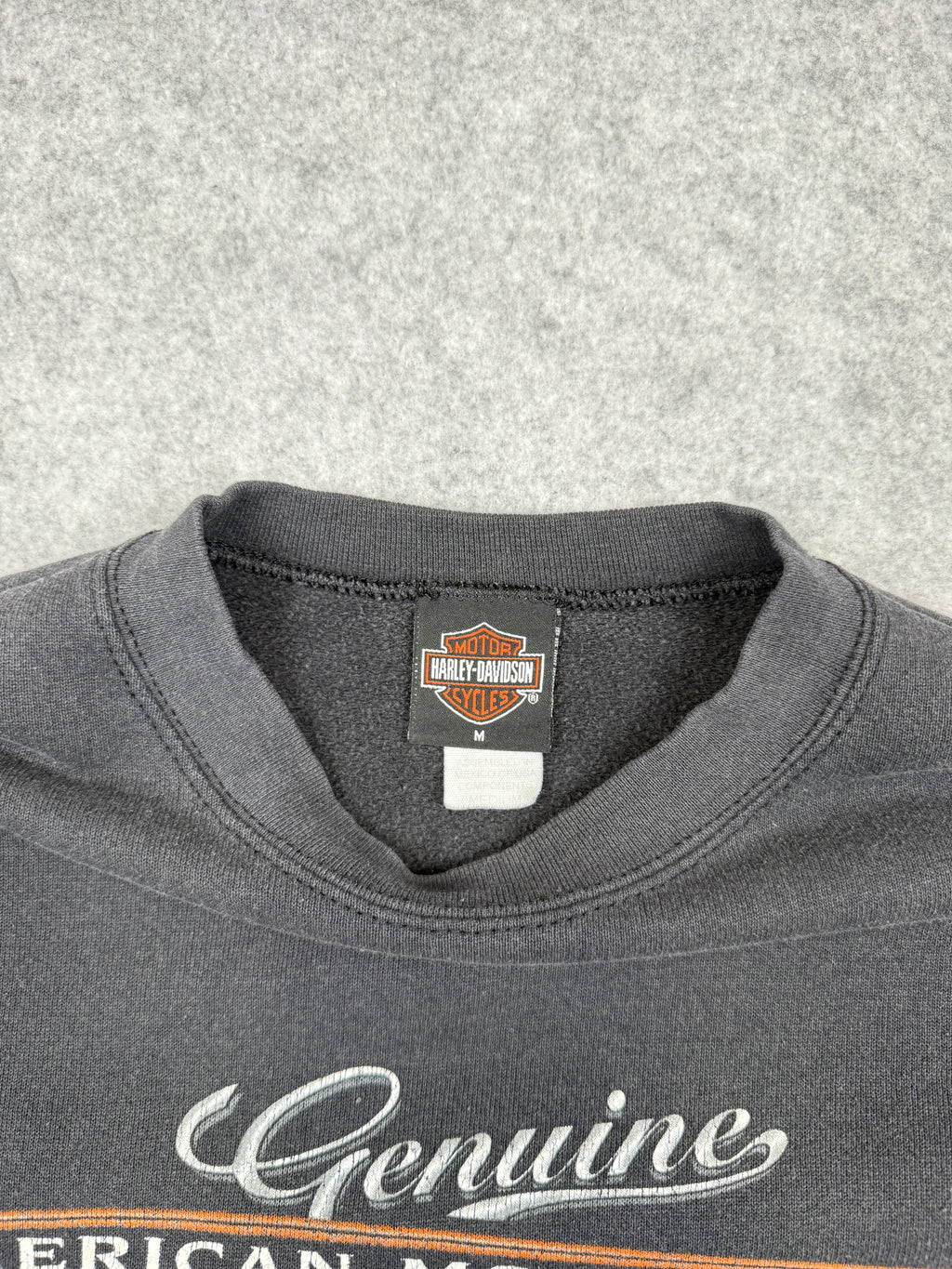 Vintage Harley Davidson Crewneck Black
