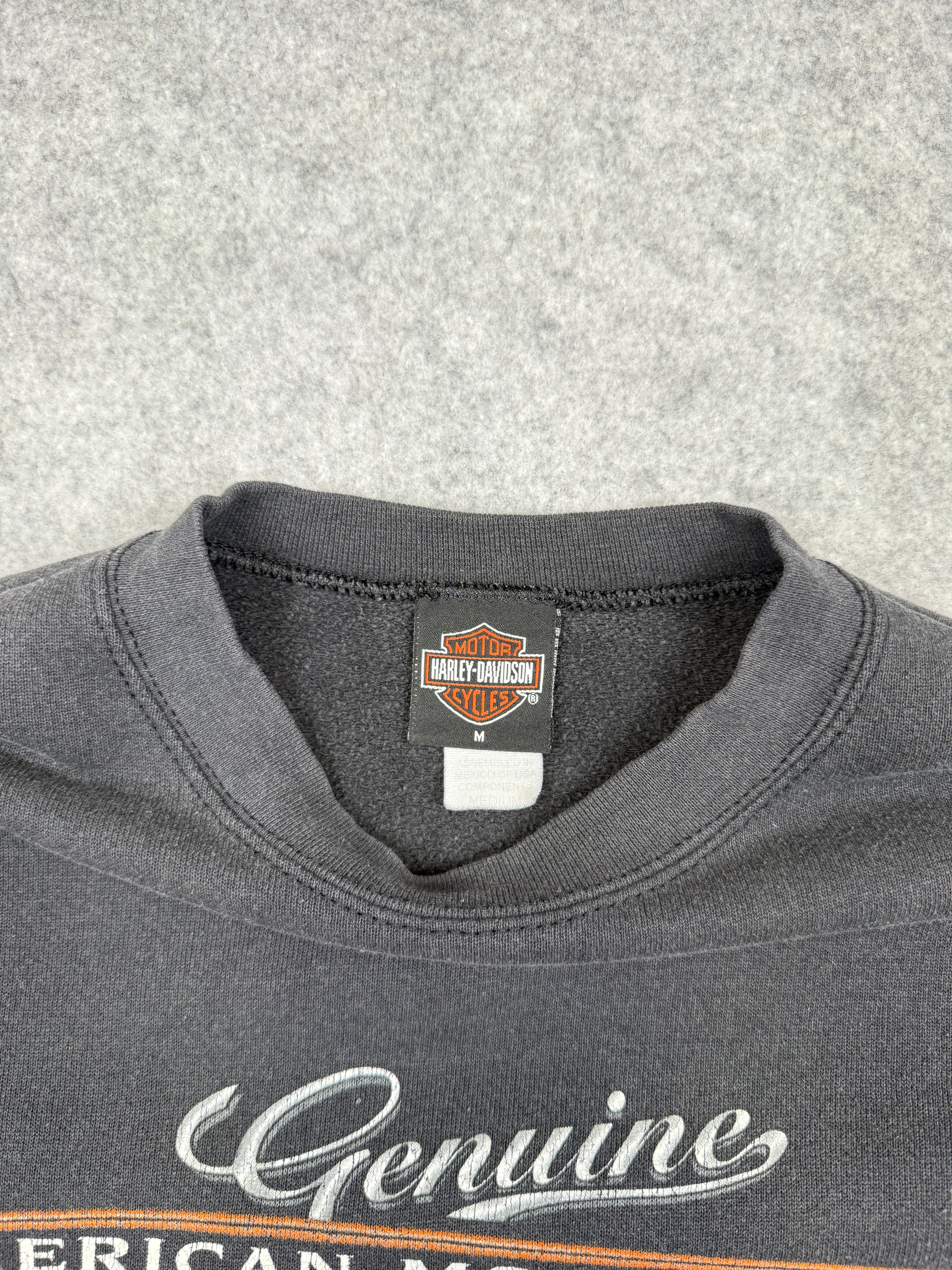 Vintage Harley Davidson Crewneck Black