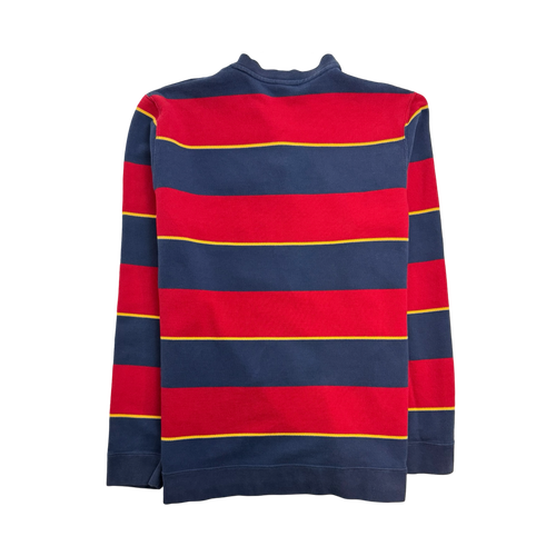 Nike SB Polo Style Striped L/S Blue/Red | Vintage Clothing Store Canada