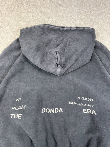 Kanye West Donda Doves Slam Hoodie Washed Black (USED)