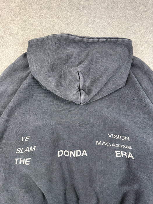 Kanye West Donda Doves Slam Hoodie Washed Black (USED) | Vitnage Clothing Store Canada