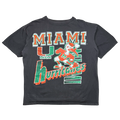 Vintage Miami Hurricanes Mascot Tee Black