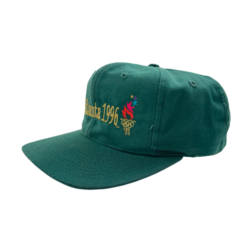 Vintage Atlanta 1996 Snapback Hat Green | Vintage Clothing Store Canada