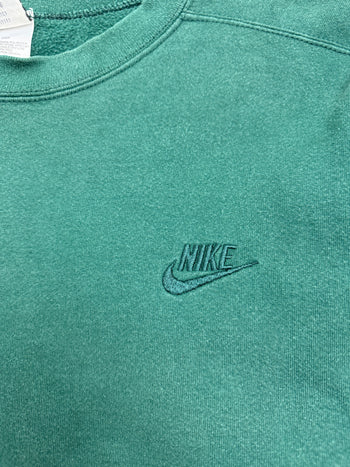 (XL) Vintage 90s Nike Side Print Sweatshirt Green