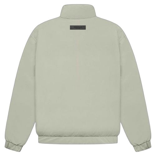 Fear of God Essentials Half Zip Puffer Jacket Seafoam | Vintage Clothing Store Canada