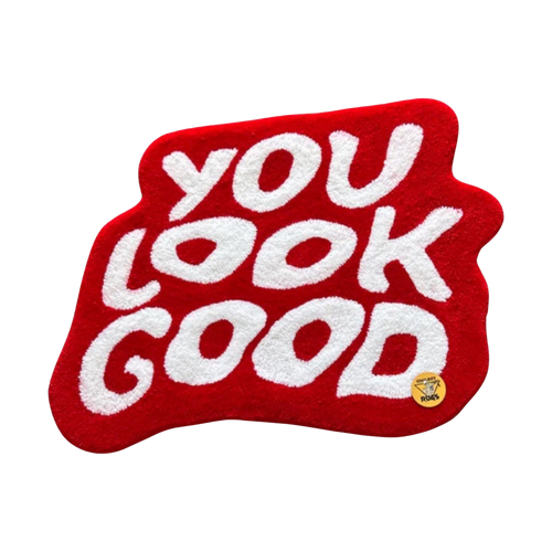 Hey 'You Look Good' Rug | Vintage Clothing Store Canada