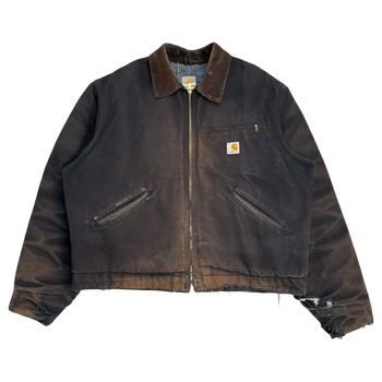 Vintage 2000’s Carhartt Detroit Jacket Distressed Black