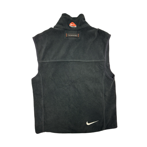 (M) Vintage Nike ACG Full-Zip Fleece Vest Black | Vintage Clothing Store Canada