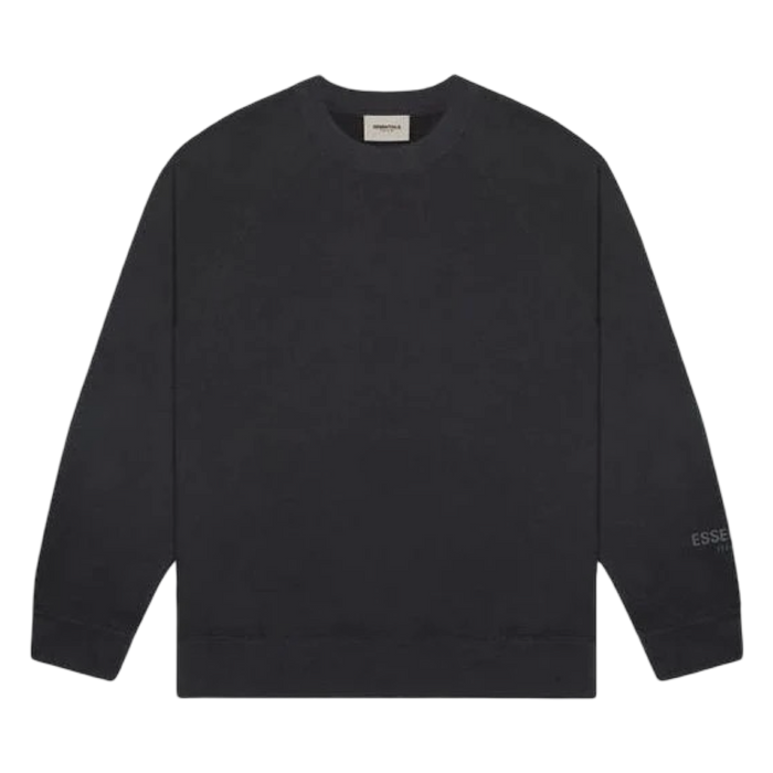 Fear of God Essentials Core Collection Crewneck Black | Vitnage Clothing Store Canada
