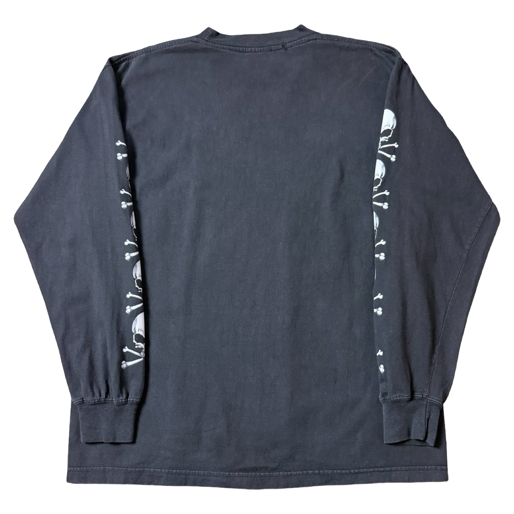 Vintage Head Skull L/S Tee Black