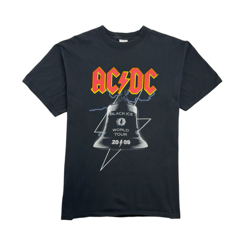 (M) Vintage '09 AC/DC World Tour Tee Black | Vintage Clothing Store Canada