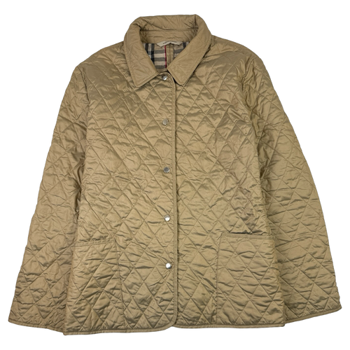 Vintage Burberry Quilt Padded Jacket Beige | Vintage Clothing Store Canada
