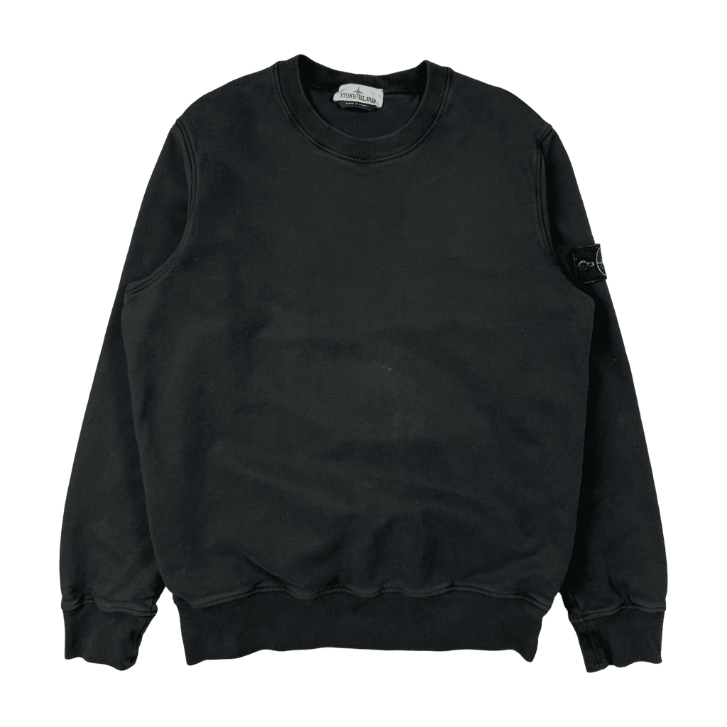 Stone Island Fleece Crewneck Black (USED)