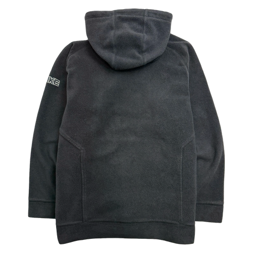Vintage 2000s Nike Fleece Swoosh Hoodie Black | Vintage Clothing Store Canada