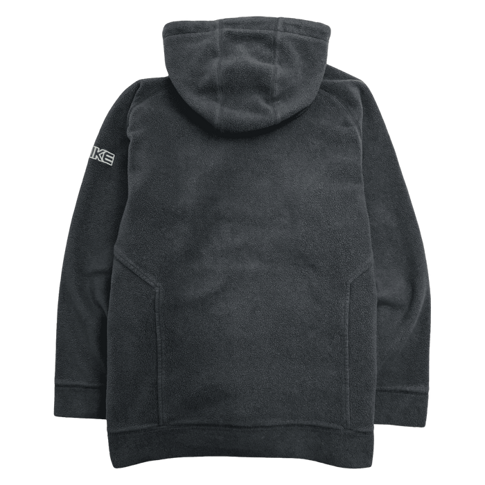 Vintage 2000s Nike Fleece Swoosh Hoodie Black | Vitnage Clothing Store Canada